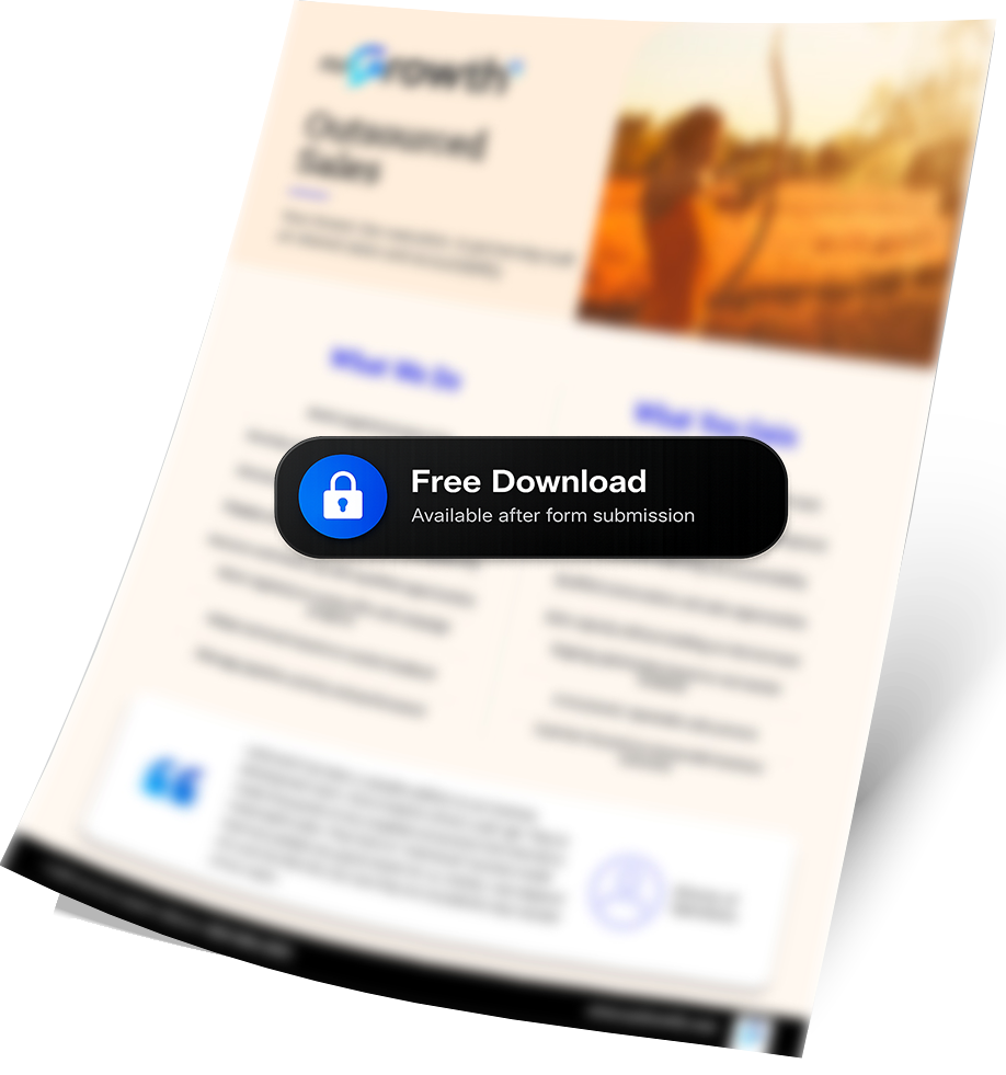 outsourced sales download